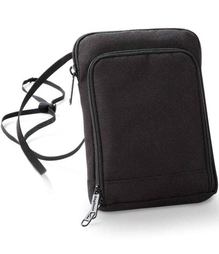 BagBase Travel Wallet - Black - ONE